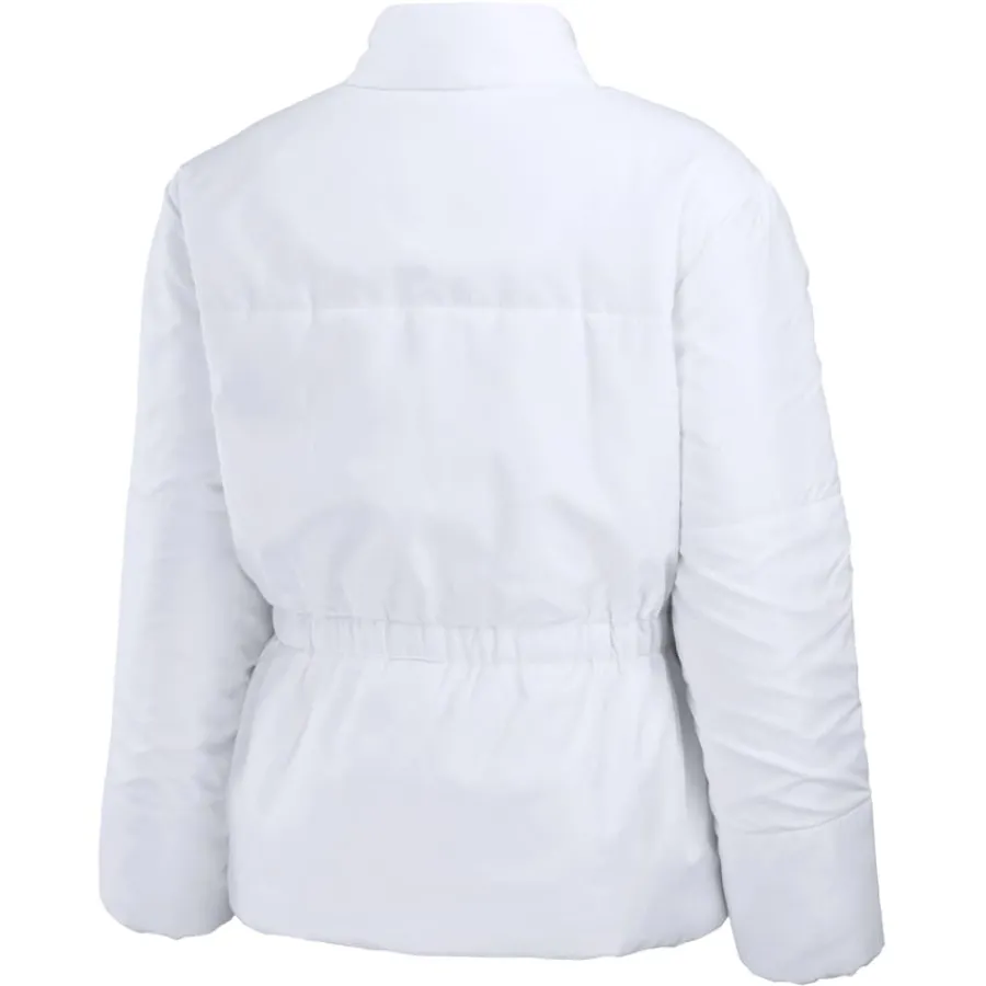 Women New York Jets Jackets^Women's WEAR By Erin Andrews White Packaway Full-Zip Puffer Jacket