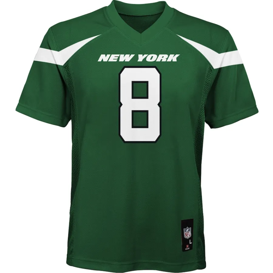 Kids New York Jets Jerseys | Kids^Youth Aaron Rodgers Gotham Green Replica Player Jersey