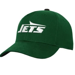 Kids New York Jets Hats | Kids^Youth Green Team Pre-Curved Adjustable Hat
