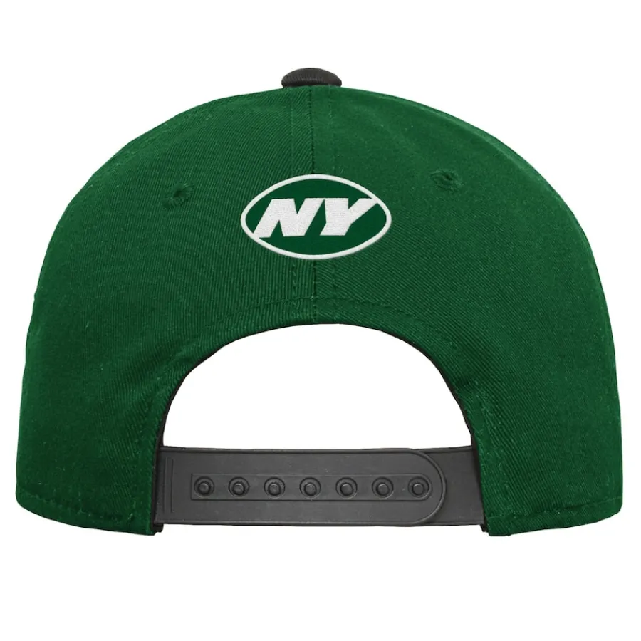 Kids New York Jets Hats | Kids^Youth Green Team Pre-Curved Adjustable Hat