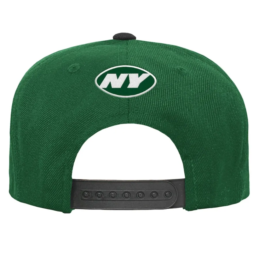 Kids New York Jets Hats | Kids^Youth Green Retro Deadstock Snapback Hat