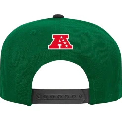 Kids New York Jets Hats | Kids^Youth Green/Black Lock Up Flat Brim Snapback Hat
