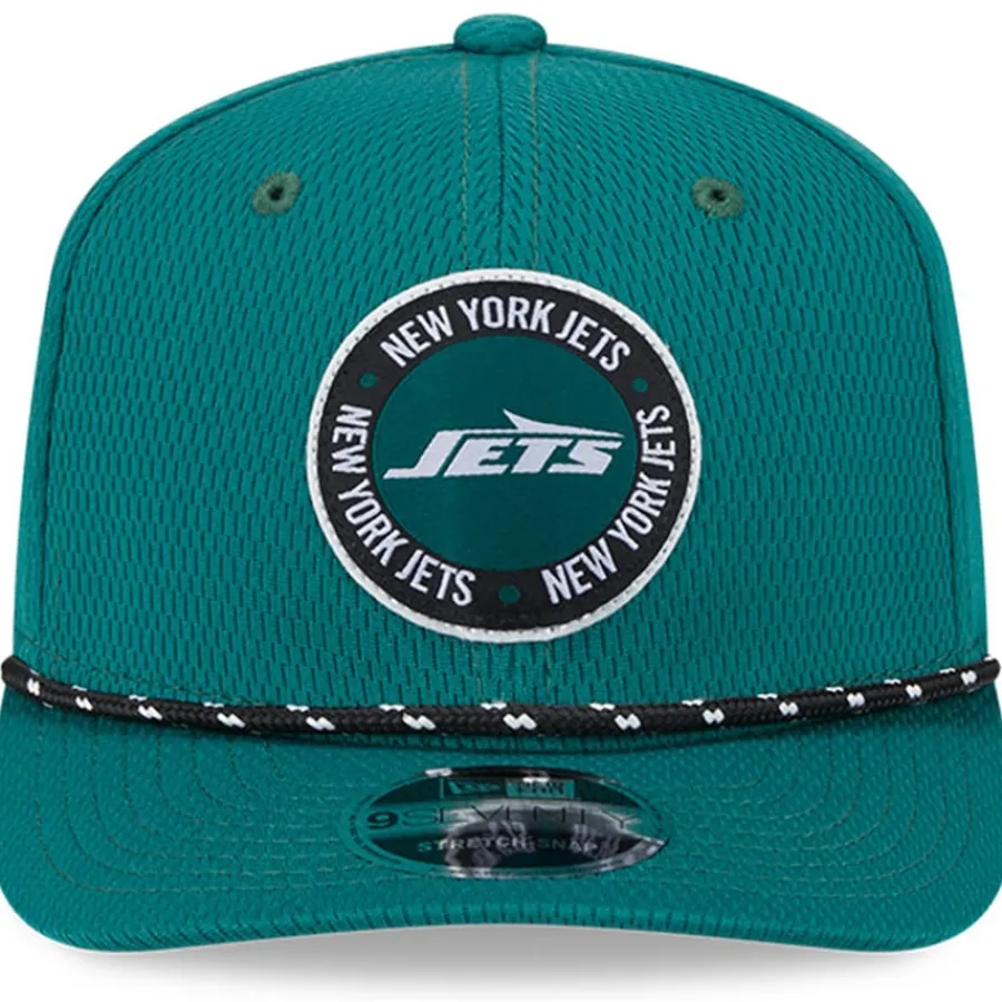 Kids New York Jets Hats | Kids^Youth New Era Green 2024 Sideline 9SEVENTY Adjustable Hat