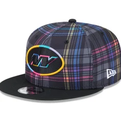 Kids New York Jets Hats | Kids^Youth New Era Black 2024 NFL Crucial Catch 9FIFTY Snapback Hat