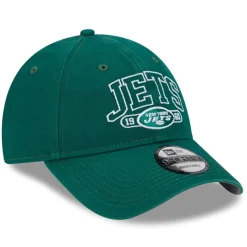 Kids New York Jets Hats | Kids^Youth New Era Green Outline 9FORTY Adjustable Hat