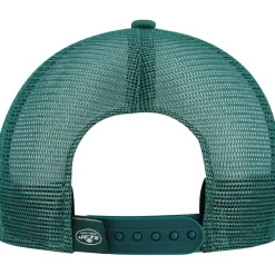 Kids New York Jets Hats | Kids^Youth New Era White/Green Distressed 9FIFTY A-Frame Snapback Hat