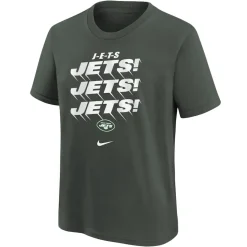 Kids New York Jets T-Shirts | Kids^Youth Nike Anthracite J-E-T-S Local T-Shirt