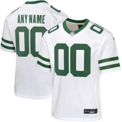 Kids New York Jets Jerseys | Kids^Youth Nike Legacy White Custom Game Jersey