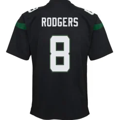 Kids New York Jets Jerseys | Kids^Youth Nike Aaron Rodgers Black Game Jersey