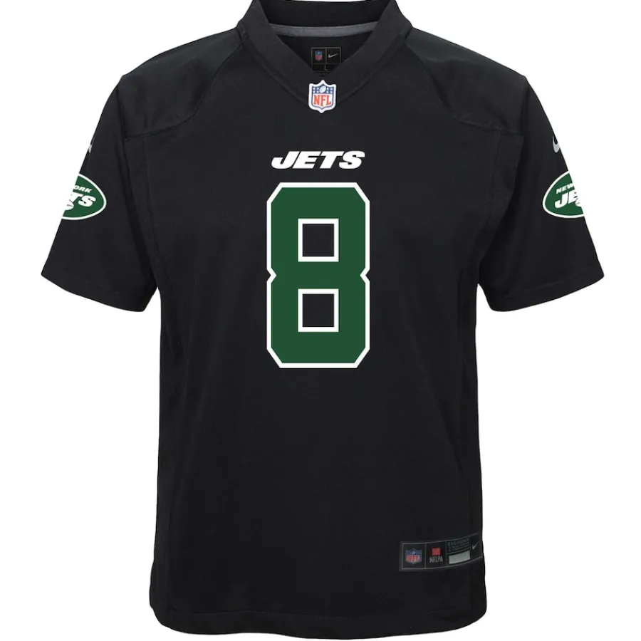 Kids New York Jets Jerseys | Kids^Youth Nike Aaron Rodgers Black Game Fashion Jersey