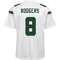 Kids New York Jets Jerseys | Kids^Youth Nike Aaron Rodgers White Game Jersey