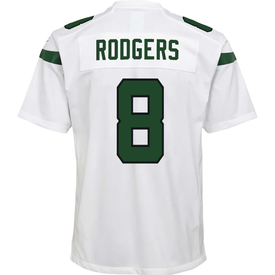 Kids New York Jets Jerseys | Kids^Youth Nike Aaron Rodgers White Game Jersey