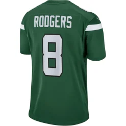Kids New York Jets Jerseys | Kids^Youth Nike Aaron Rodgers Gotham Green Game Jersey