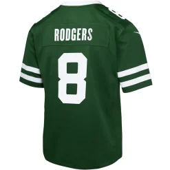 Kids New York Jets Jerseys | Kids^Youth Nike Aaron Rodgers Gotham Green Game Jersey