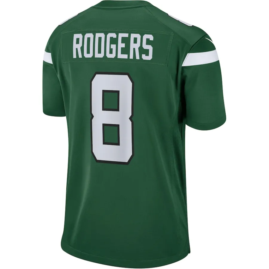 Kids New York Jets Jerseys | Kids^Youth Nike Aaron Rodgers Gotham Green Game Jersey