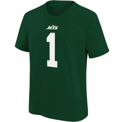Kids New York Jets T-Shirts | Kids^Youth Nike Ahmad Sauce Gardner Green Player Name & Number T-Shirt
