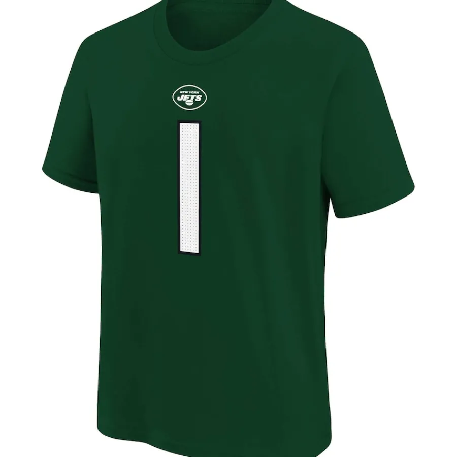 Kids New York Jets T-Shirts | Kids^Youth Nike Ahmad Sauce Gardner Green Player Name & Number T-Shirt