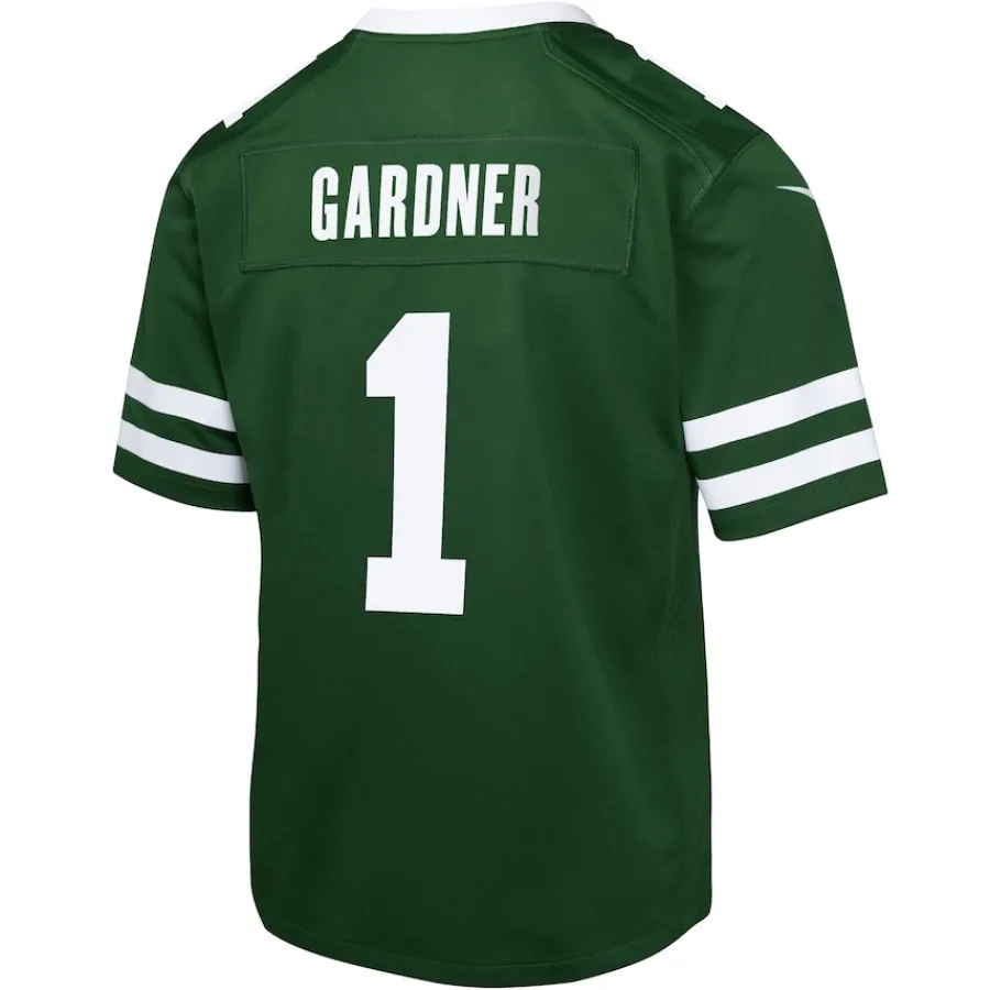 Kids New York Jets Jerseys | Kids^Youth Nike Ahmad Sauce Gardner Legacy Green Game Jersey