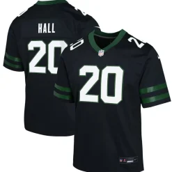 Kids New York Jets Jerseys | Kids^Youth Nike Breece Hall Legacy Black Alternate Game Jersey