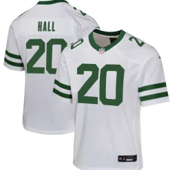 Kids New York Jets Jerseys | Kids^Youth Nike Breece Hall Legacy White Game Jersey