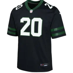 Kids New York Jets Jerseys | Kids^Youth Nike Breece Hall Legacy Black Alternate Game Jersey