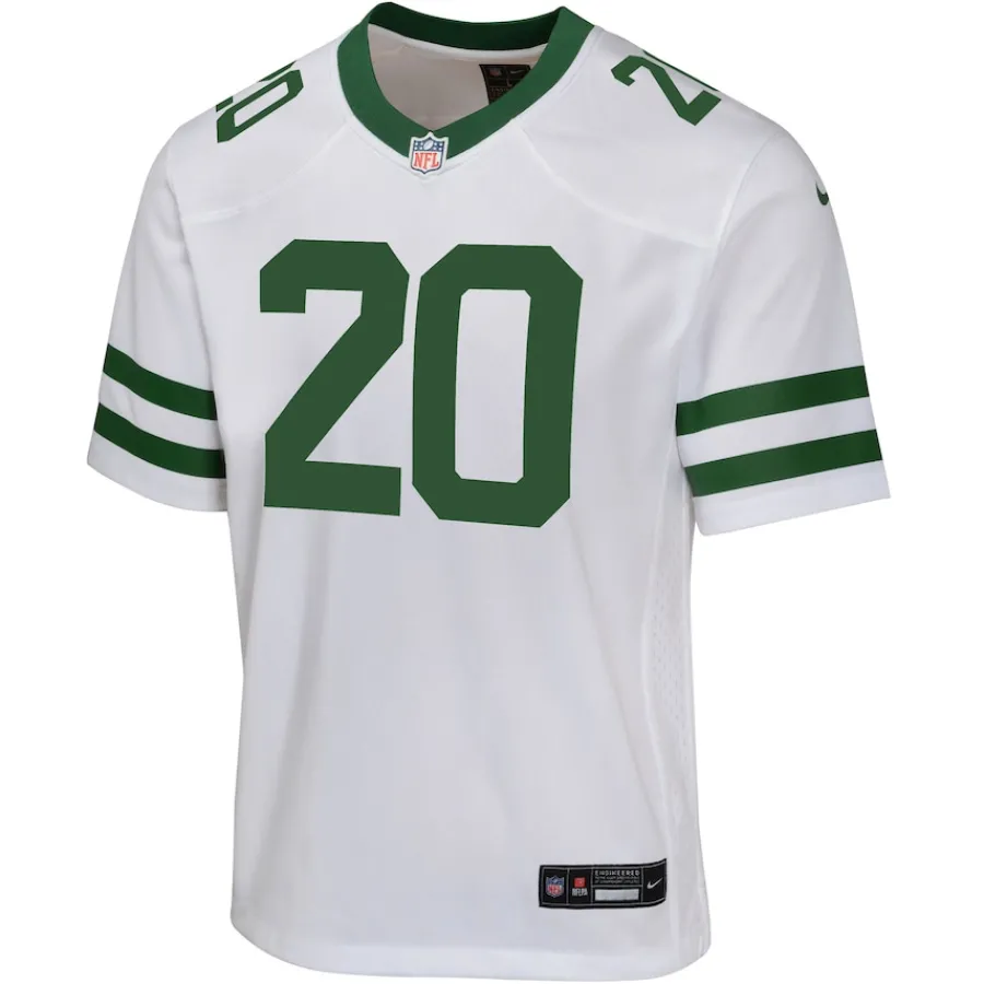 Kids New York Jets Jerseys | Kids^Youth Nike Breece Hall Legacy White Game Jersey
