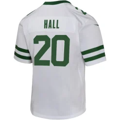 Kids New York Jets Jerseys | Kids^Youth Nike Breece Hall Legacy White Game Jersey