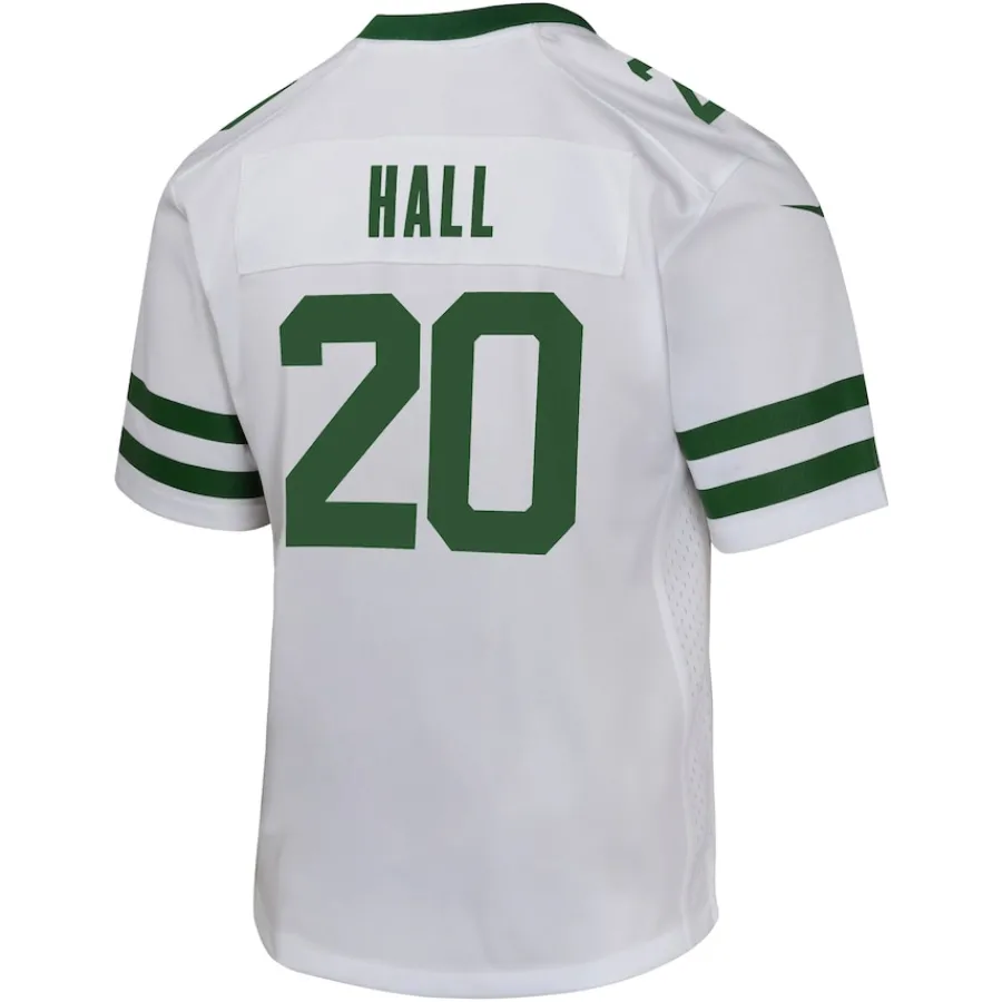 Kids New York Jets Jerseys | Kids^Youth Nike Breece Hall Legacy White Game Jersey