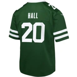 Kids New York Jets Jerseys | Kids^Youth Nike Breece Hall Legacy Green Game Jersey