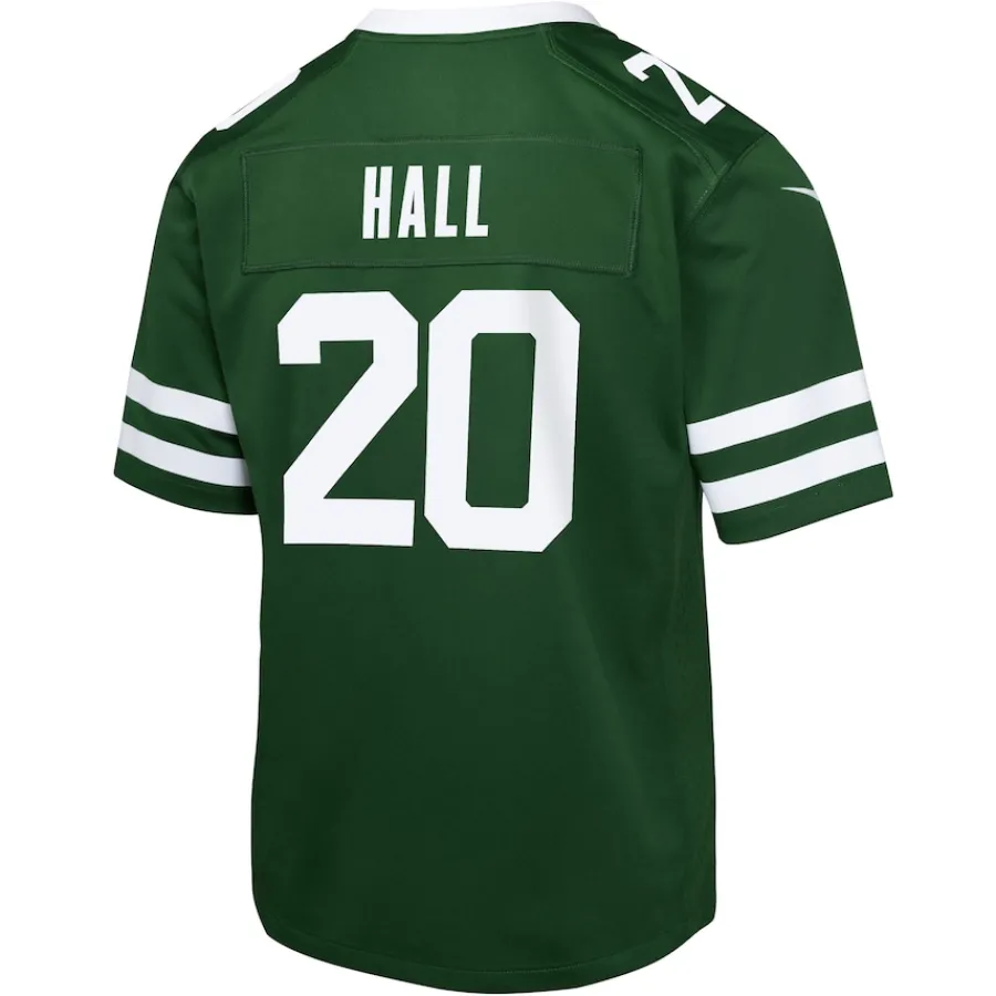 Kids New York Jets Jerseys | Kids^Youth Nike Breece Hall Legacy Green Game Jersey