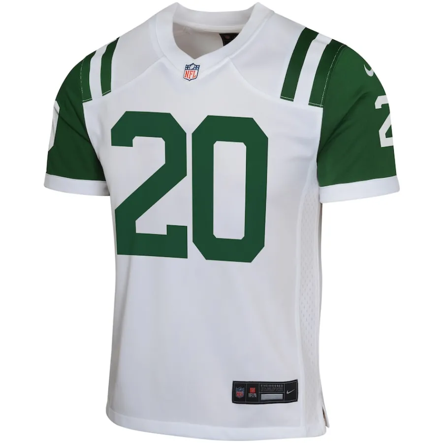 Kids New York Jets Jerseys | Kids^Youth Nike Breece Hall White Classic Alternate Game Jersey