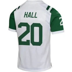 Kids New York Jets Jerseys | Kids^Youth Nike Breece Hall White Classic Alternate Game Jersey