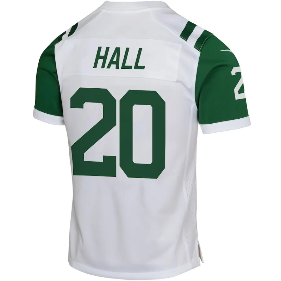 Kids New York Jets Jerseys | Kids^Youth Nike Breece Hall White Classic Alternate Game Jersey