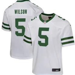 Kids New York Jets Jerseys | Kids^Youth Nike Garrett Wilson Legacy White Game Jersey