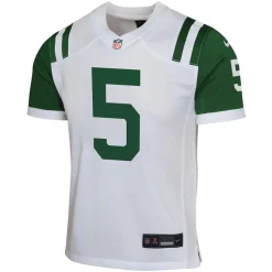 Kids New York Jets Jerseys | Kids^Youth Nike Garrett Wilson White Classic Alternate Game Jersey