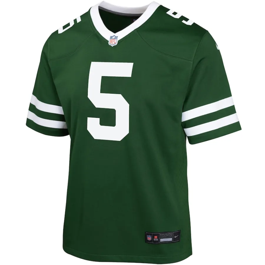 Kids New York Jets Jerseys | Kids^Youth Nike Garrett Wilson Legacy Green Game Jersey