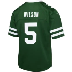 Kids New York Jets Jerseys | Kids^Youth Nike Garrett Wilson Legacy Green Game Jersey