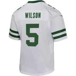 Kids New York Jets Jerseys | Kids^Youth Nike Garrett Wilson Legacy White Game Jersey