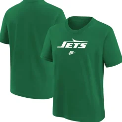 Kids New York Jets T-Shirts | Kids^Youth Nike Green Rewind Essential T-Shirt