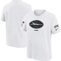 Kids New York Jets T-Shirts | Kids^Youth Nike White 2024 Salute To Service T-Shirt