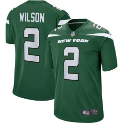 Kids New York Jets Jerseys | Kids^Youth Nike Zach Wilson Gotham Green Game Jersey