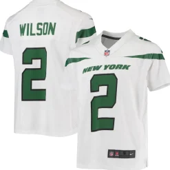 Kids New York Jets Jerseys | Kids^Youth Nike Zach Wilson White Game Jersey