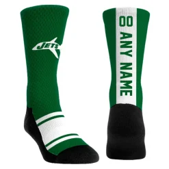 Kids New York Jets Shoes & Socks^Youth Rock Em Socks Kelly Green Throwback Jersey Custom Crew Socks