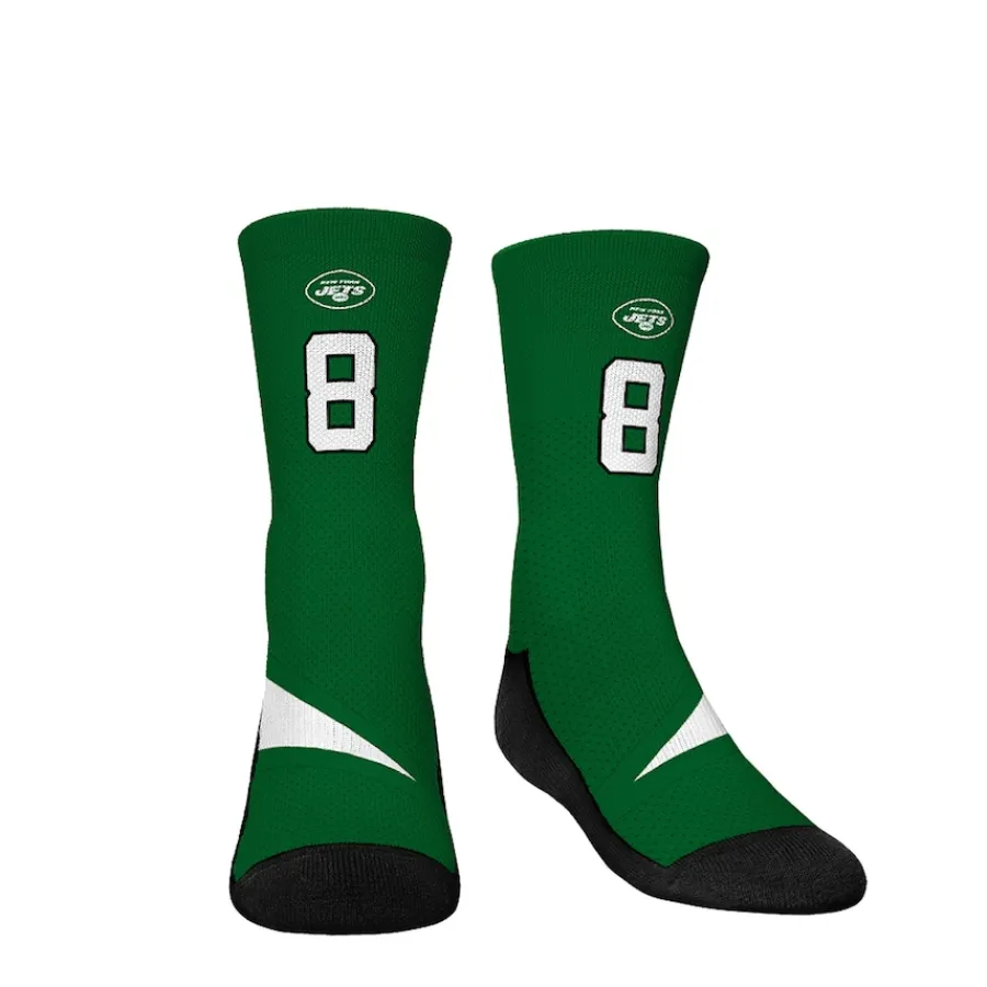 Kids New York Jets Shoes & Socks^Youth Rock Em Socks Aaron Rodgers 3-Pack Crew Sock Set
