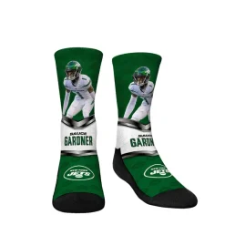 Kids New York Jets Shoes & Socks^Youth Rock Em Socks Ahmad Sauce Gardner 3-Pack Crew Sock Set