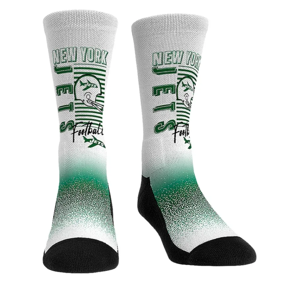 Kids New York Jets Shoes & Socks^Youth Rock Em Socks Throwback Three-Pack Crew Sock Set