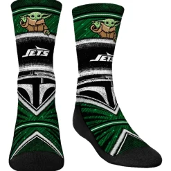Kids New York Jets Shoes & Socks^Youth Rock Em Socks 3-Pack Mandalorian Crew Socks