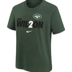Kids New York Jets T-Shirts | Kids^Youth Zach Wilson Green Local Pack Player Graphic T-Shirt